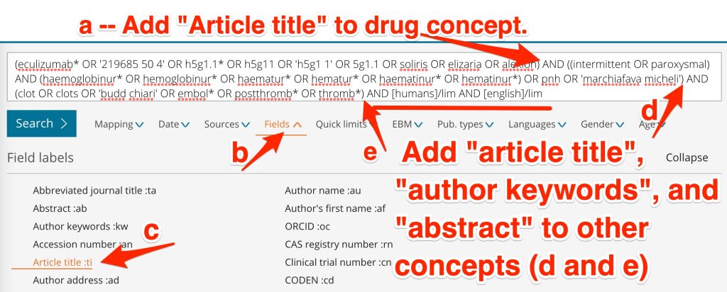 A screenshot diagrams the steps in placement of field tags.