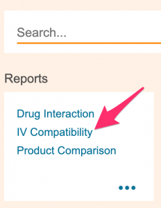 A screenshot shows the position of the "IV Compatibility" link below the left-hand side of the search box.