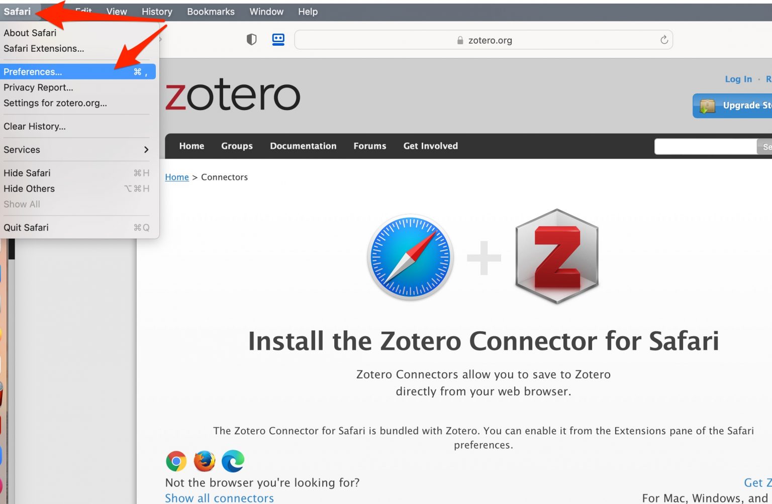 updat zotero firefox