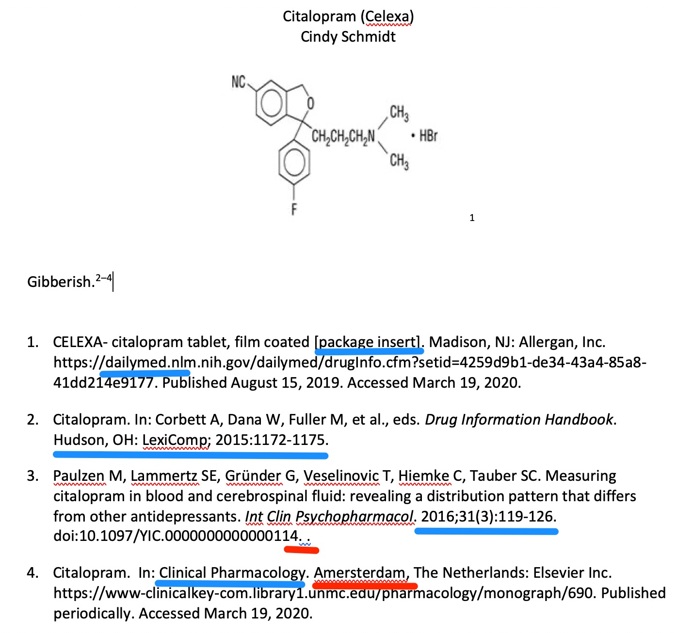 10. Inserting Citations in a Word Document and Creating a Bibliography