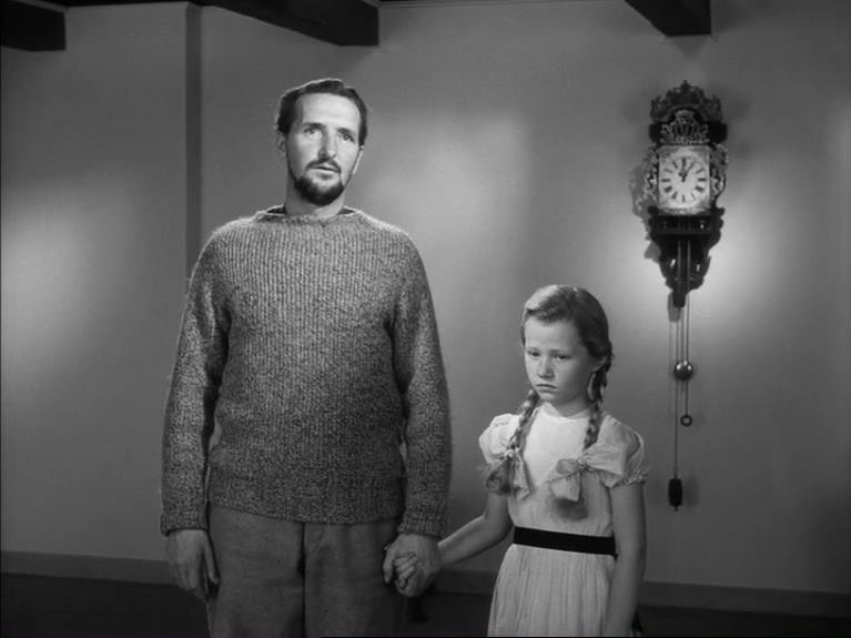 An image of the film, showing the character In this image, he has returned to his homestead after a long disappearance.
