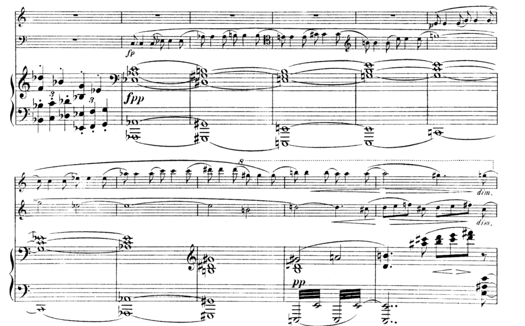 Brahms, Concerto for Violin and Cello, mm. 268–79