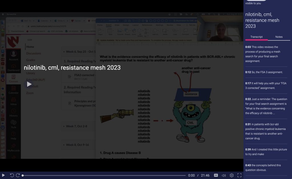 thumbnail of the nilotinib, cml, resistance MeSH search video.