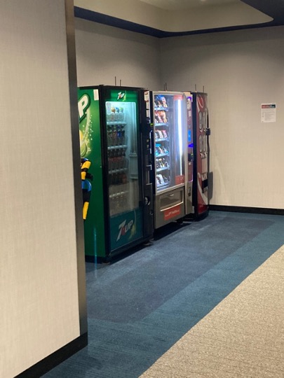 a photo of the vending machines